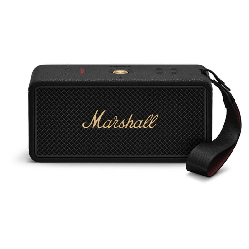 MARSHALL MIDDLETON II BLACK BRASS PORTABLE SPEAKER