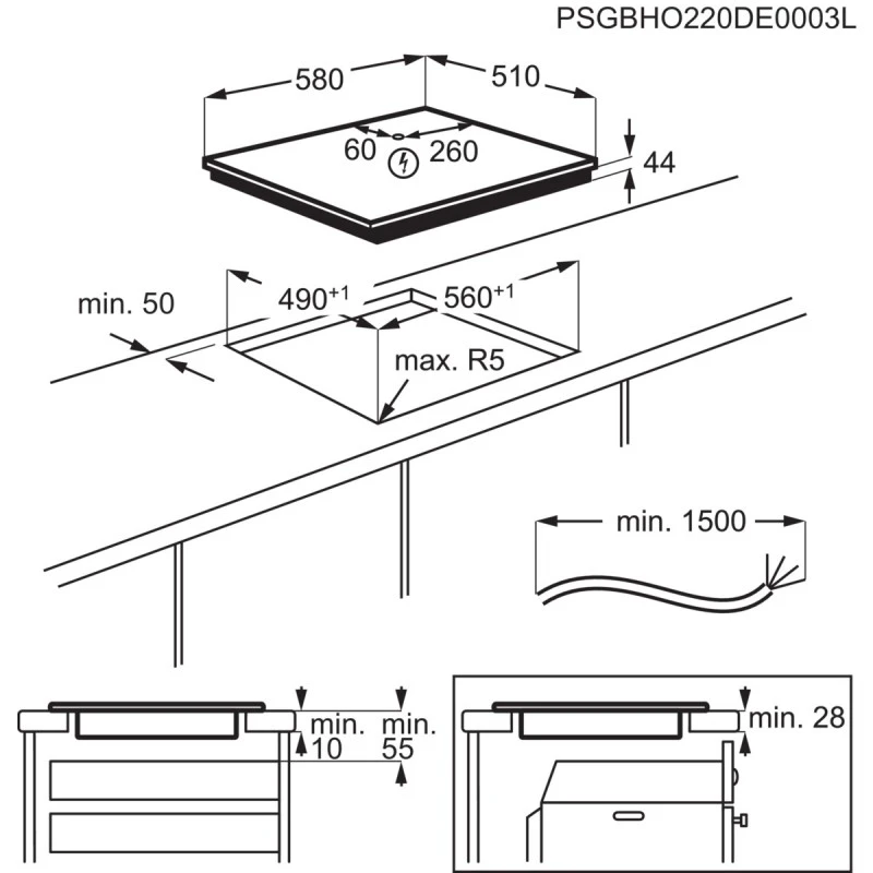 AEG TO64IC0FIT SaphirMatt®SE