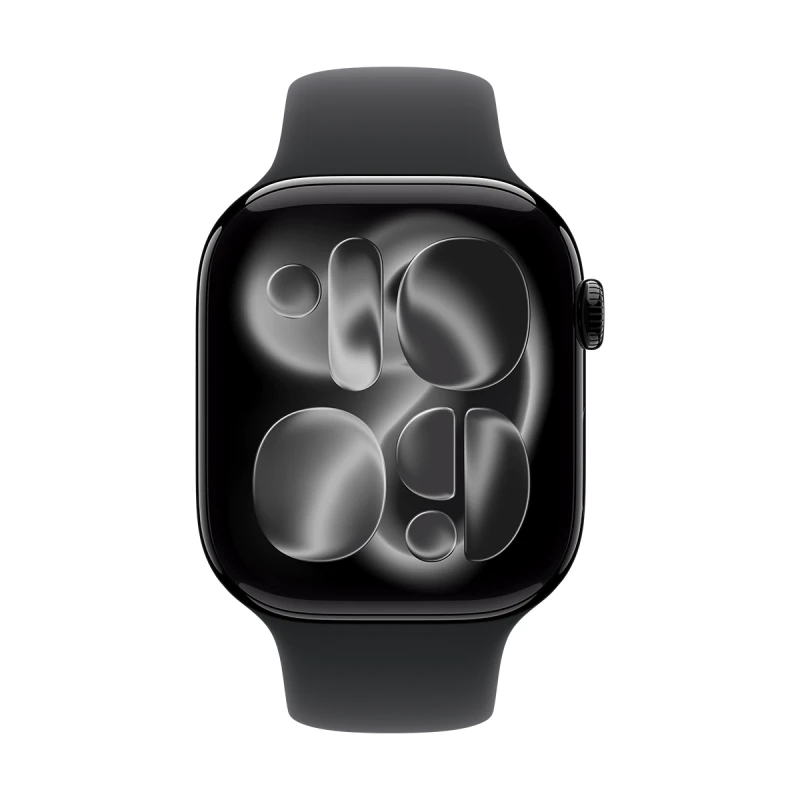 APPLE WATCH 11 42MM JET BLACK/BLACK SPORT BAND-M/L
