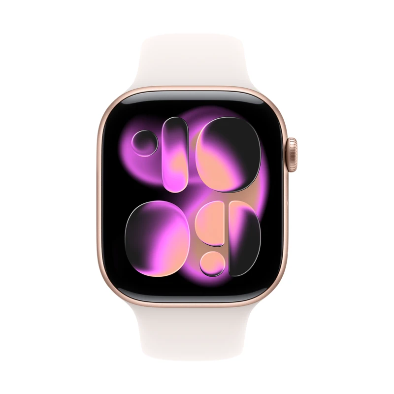 APPLE WATCH 11 42MM ROSE GOLD/LIGHT BLUSH SPORT BAND-S/M
