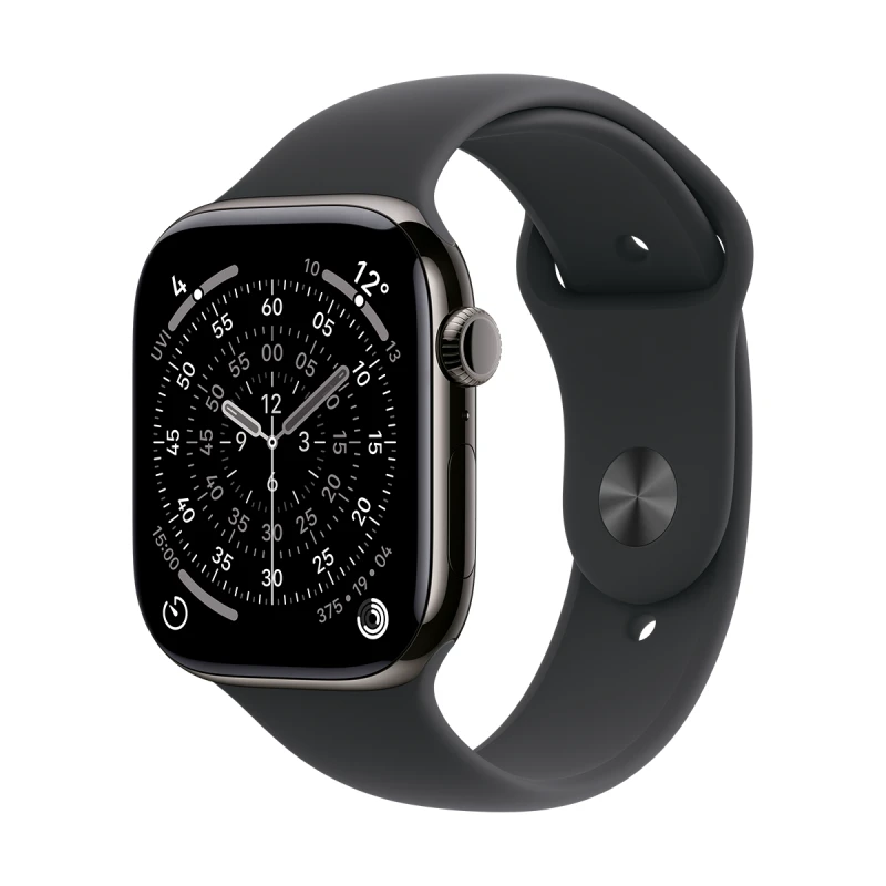 APPLE WATCH 11 42MM CELL SLATE TIT/BLACK SPORT BAND-S/M