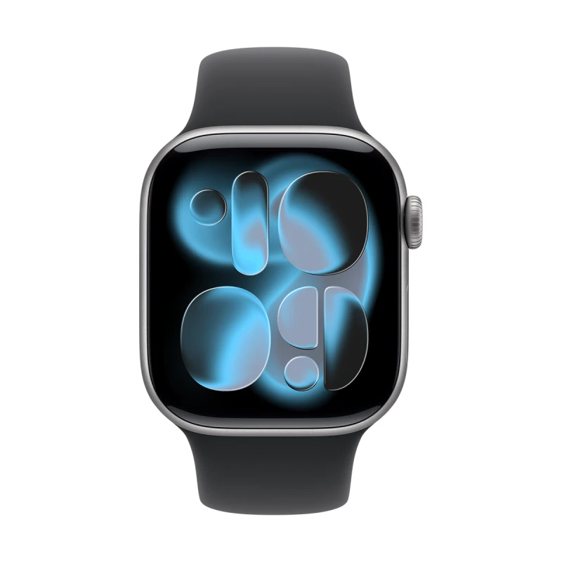 APPLE WATCH 11 46MM CELL SPACE GREY/BLACK SPORT BAND-M/L