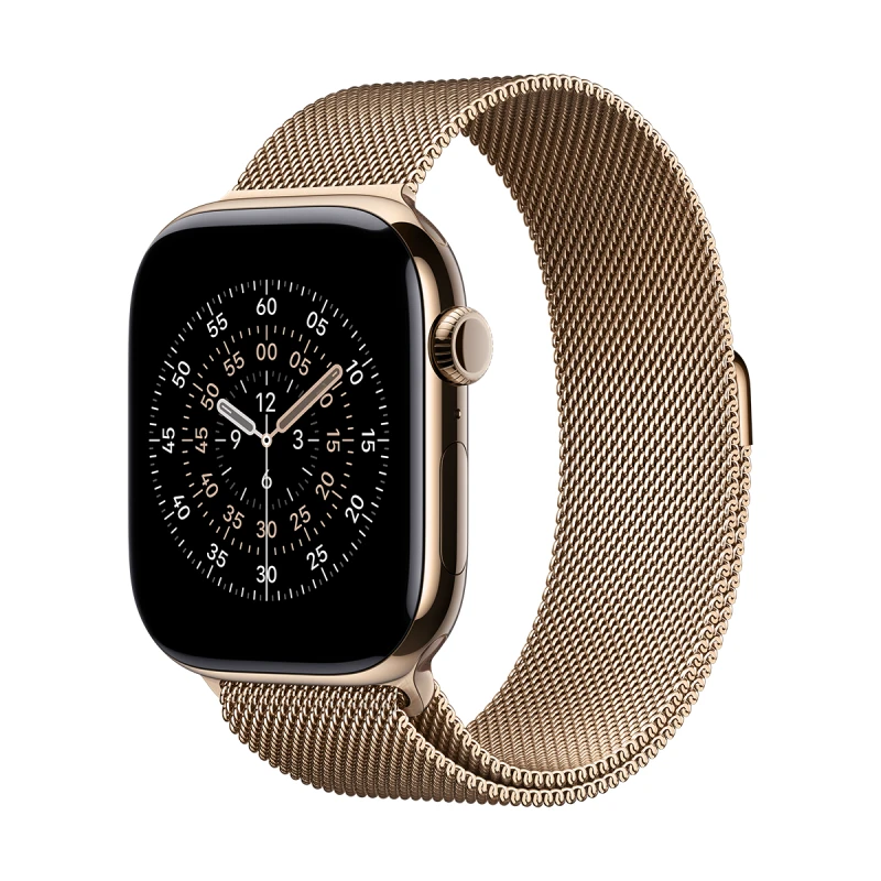 APPLE WATCH 11 46MM CELL GOLD TIT/GOLD MILANESE LOOP-M/L