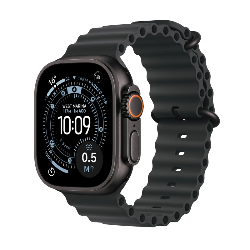 APPLE WATCH ULTRA 3 CELL 49MM BLACK TIT BLACK OCEAN BAND