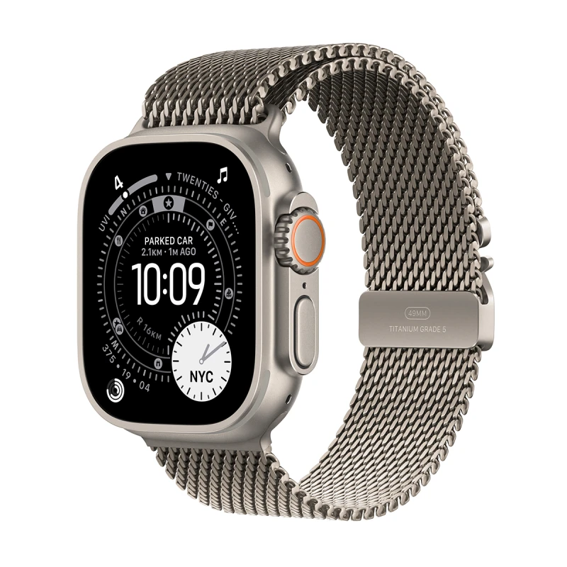 APPLE WATCH ULTRA 3 CELL 49MM NAT TIT/MILANESE LOOP-M