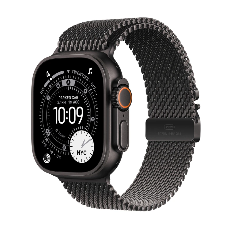 APPLE WATCH ULTRA 3 CELL 49MM BLACK TIT/MILANESE LOOP-L