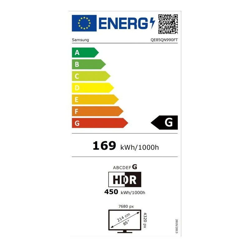 SAMSUNG QE-85QN990F 8K NEO QLED SMART TV