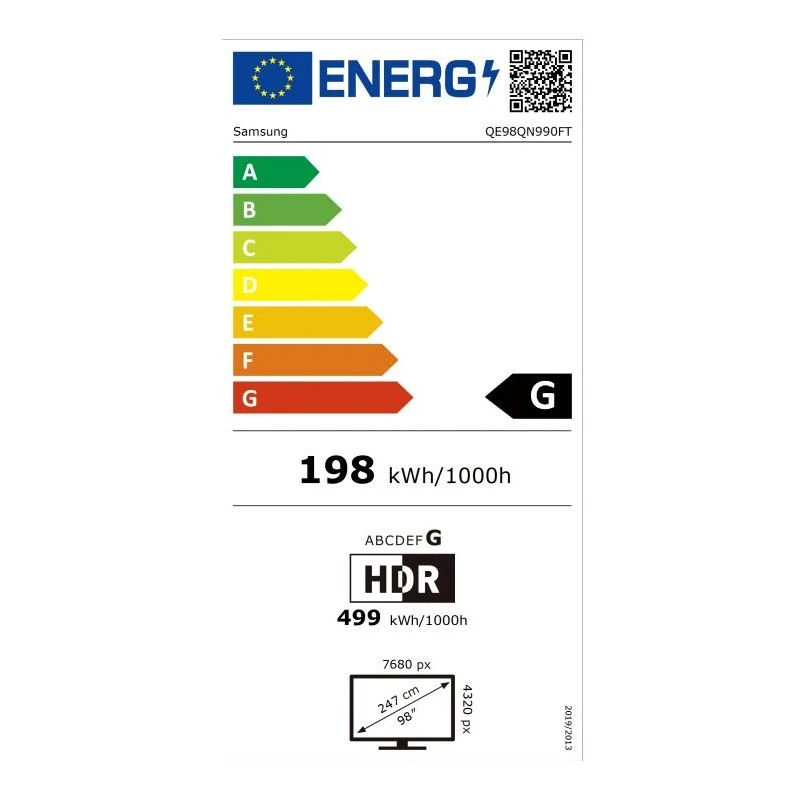 SAMSUNG QE-98QN990F 8K NEO QLED SMART TV