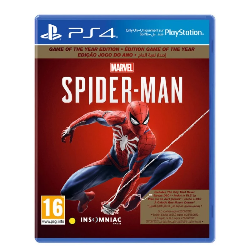 PS4 MARVELS SPIDER-MAN GOTY