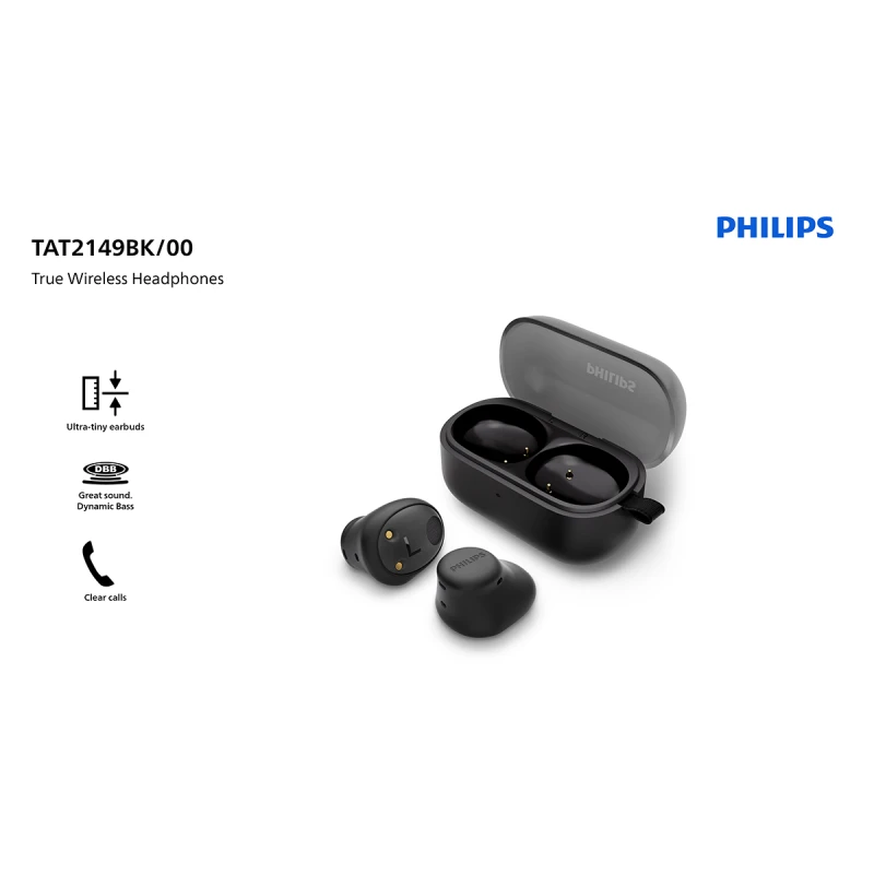 PHILIPS TAT2149BK IN-EAR TRUE WIRELESS
