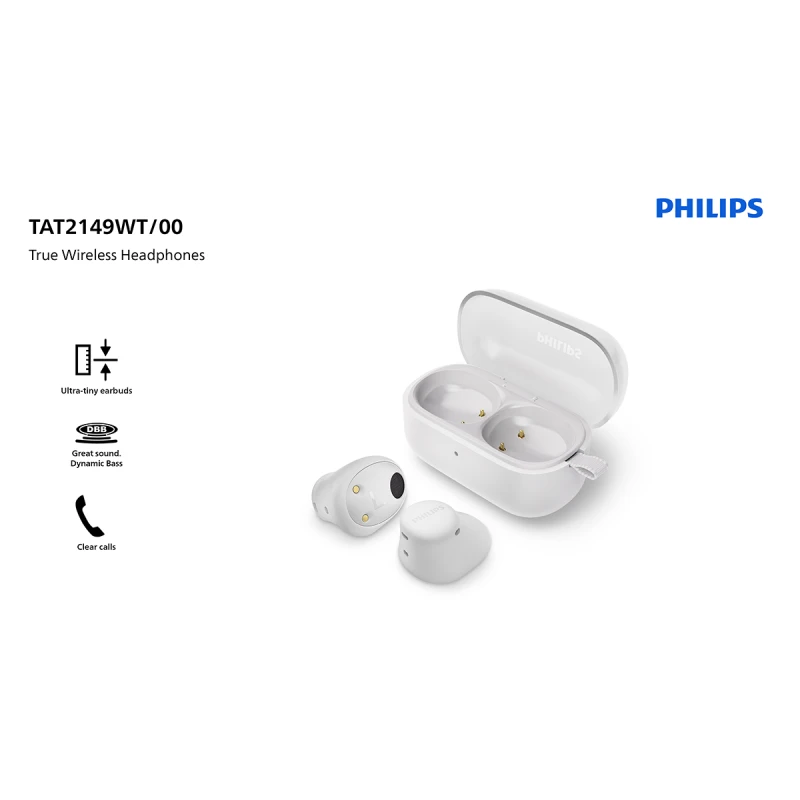 PHILIPS TAT2149WT IN-EAR TRUE WIRELESS