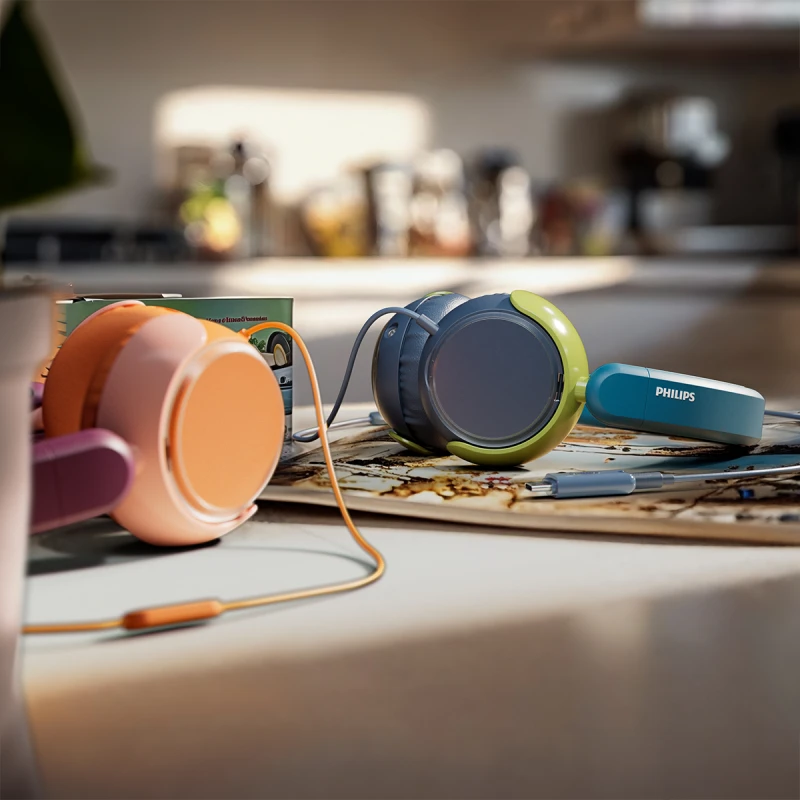 PHILIPS TAK2000MP ON-EAR KIDS HEADPHONES