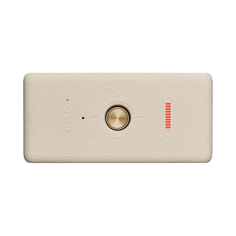 MARSHALL EMBERTON III CREAM PORTABLE SPEAKER