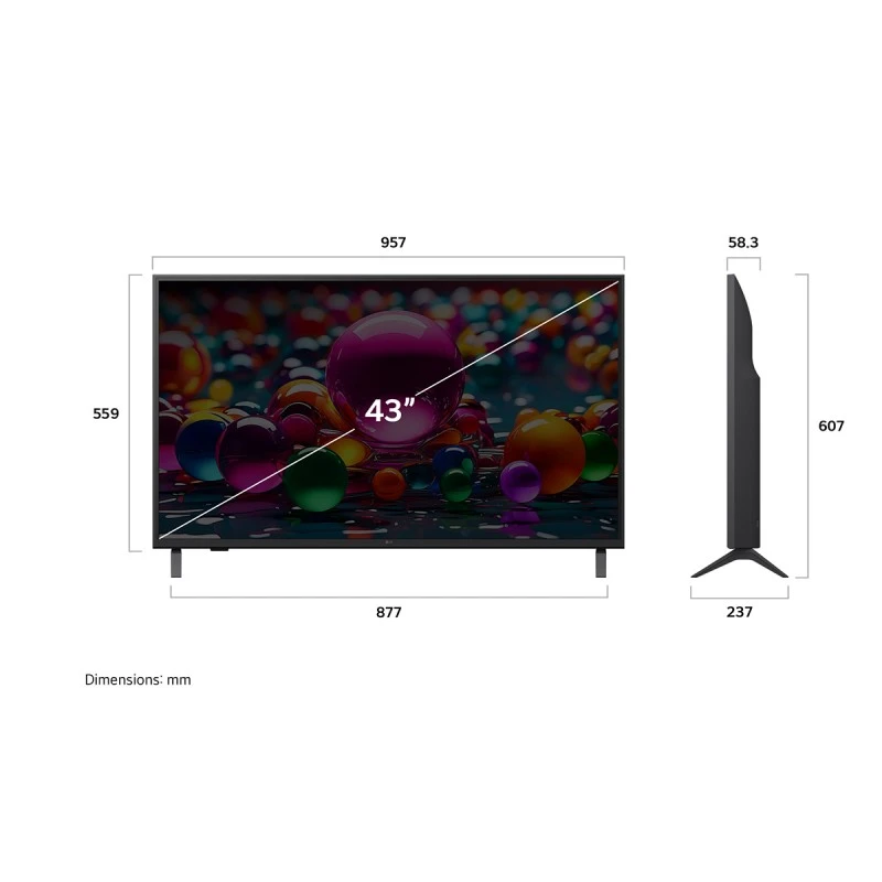 LG 55UA74003LB UHD LED AI SMART TV