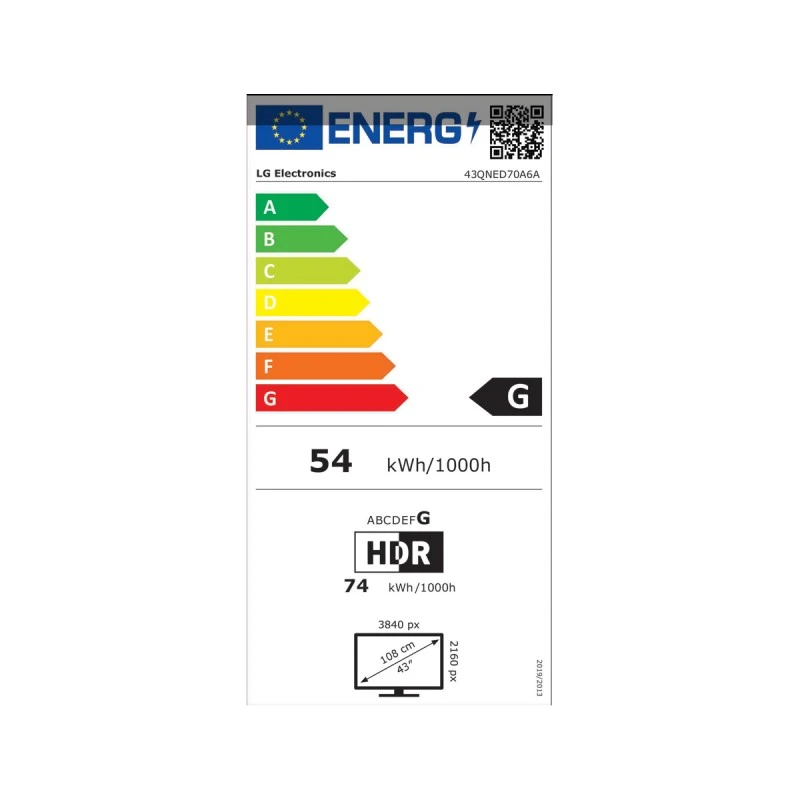 LG 43QNED70A6A QNED SMART TV
