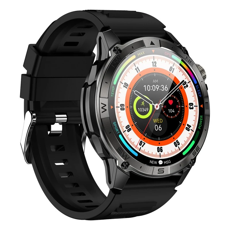 XMART GPS SMART WATCH HK08 AMOLED BLACK