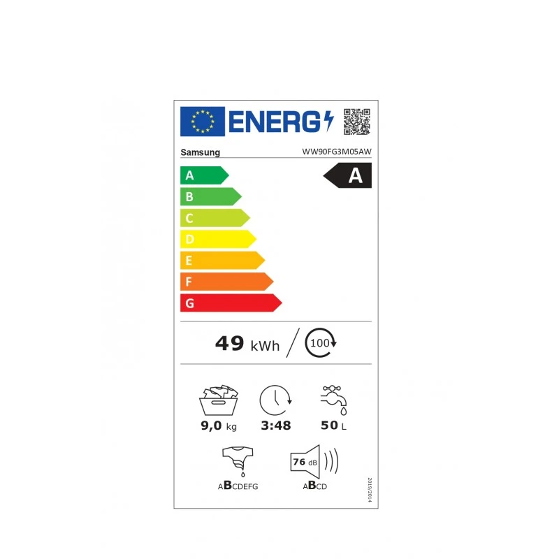 SAMSUNG WW90FG3M05AWLF