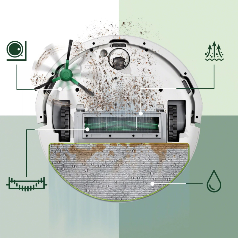 IROBOT ROOMBA 105 COMBO WHITE VC ROBOT