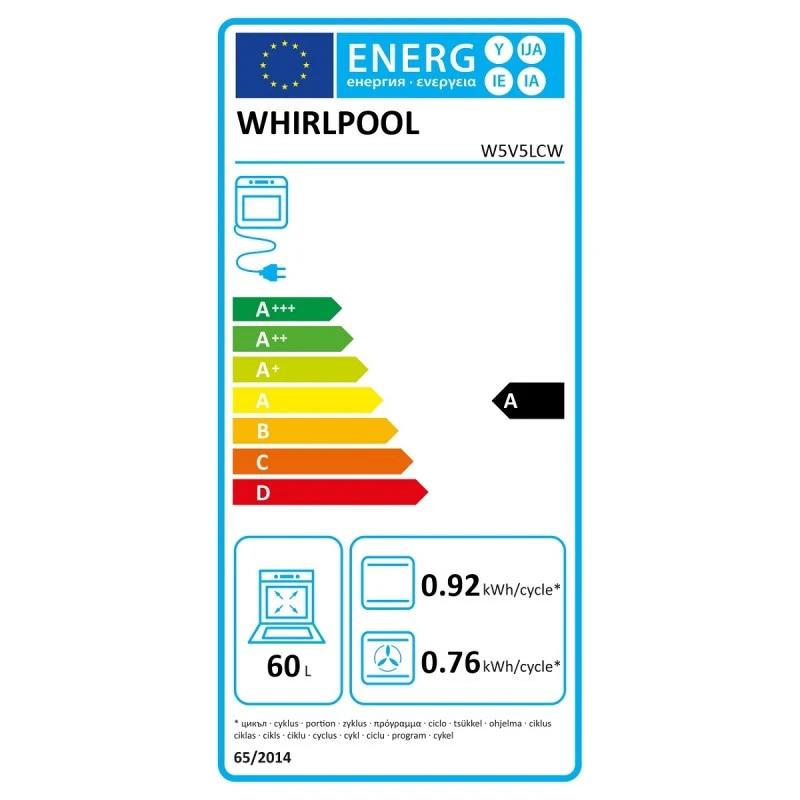 WHIRLPOOL W5V5LCW
