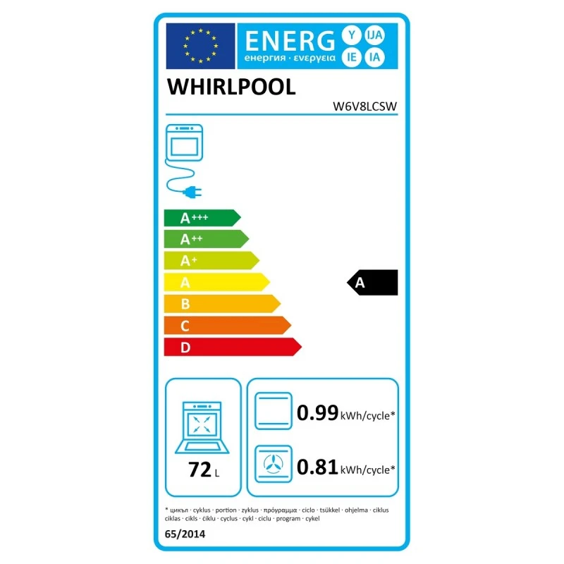 WHIRLPOOL W6V8LCSW