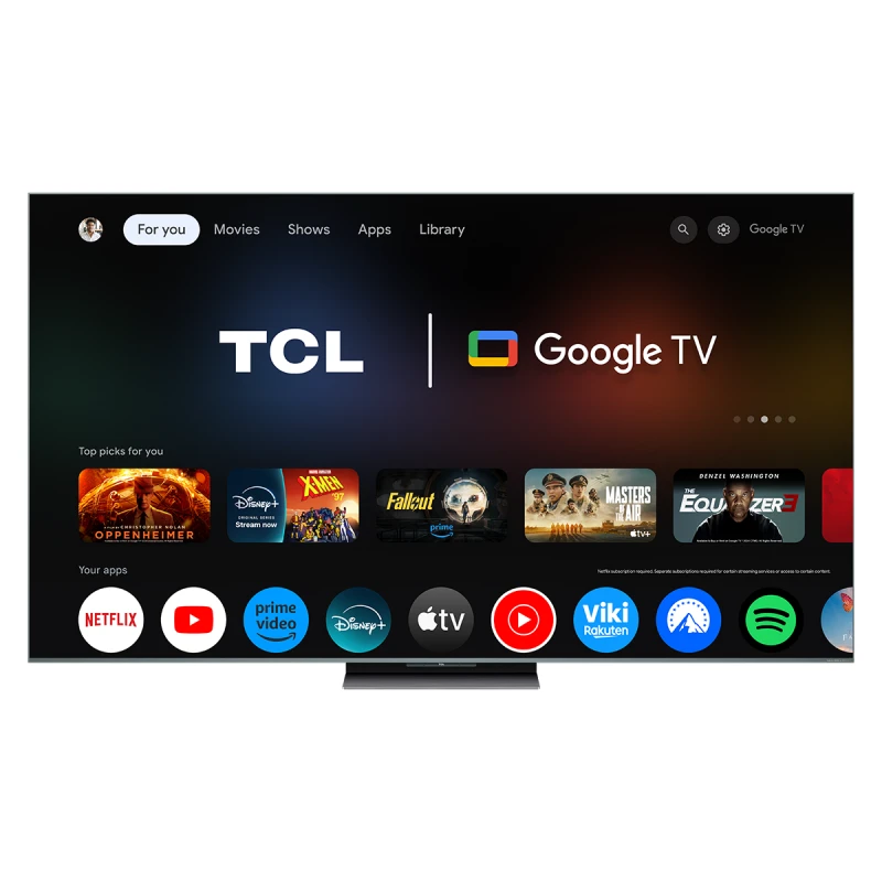 TCL 85C9K QD-MINI LED QLED SMART GOOGLE TV