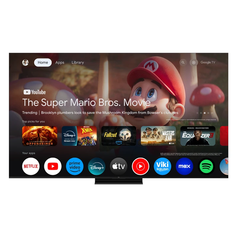 TCL 85C7K QD-MINI LED QLED SMART GOOGLE TV