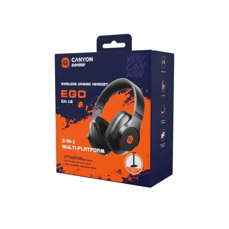 CANYON EGO GAMING HEADSET STAND CND-SGHS16B BL