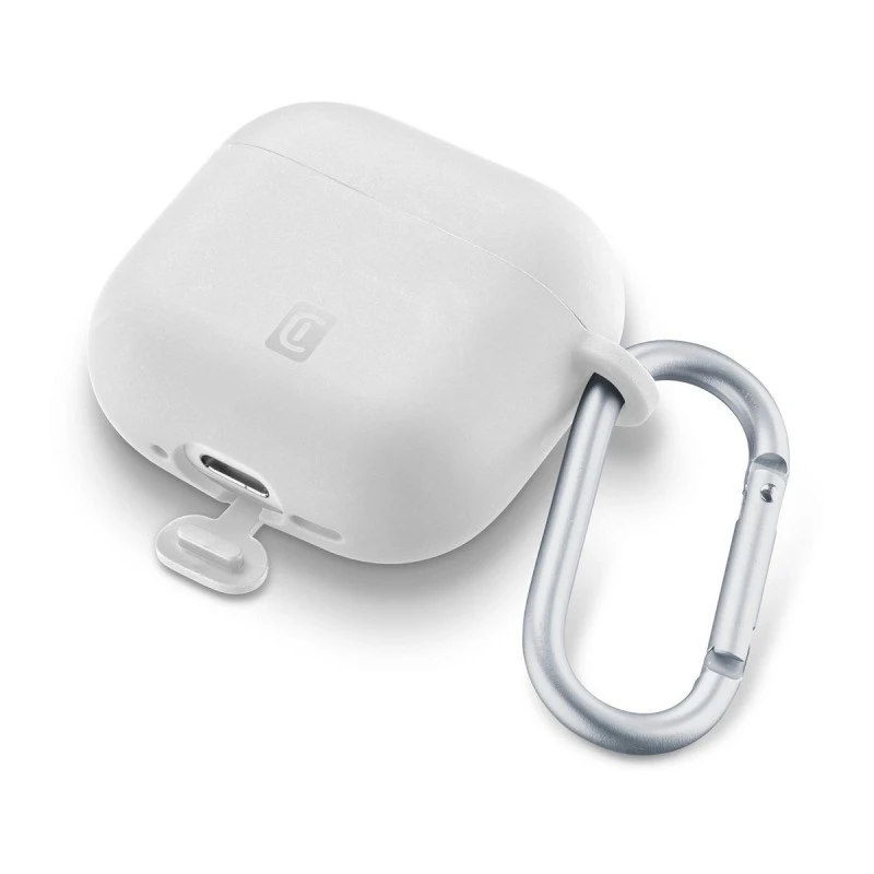 CELLULAR LINE  BOUNCE КАЛЪФ ЗА AIRPODS PRO 3-РО П. БЯЛ