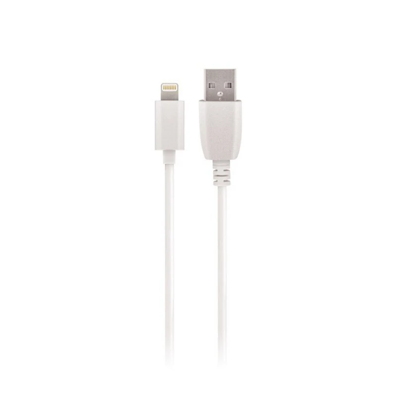 MAXLIFE КАБЕЛ USB – LIGHTNING 0.5 М 2A БЯЛ