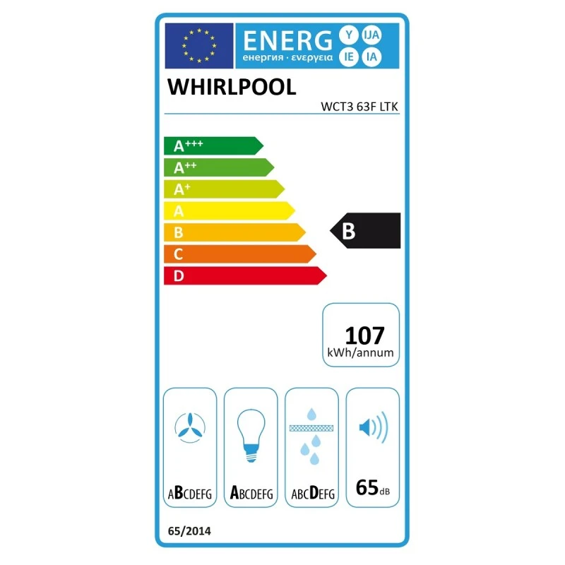WHIRLPOOL WCT3 63F LTK