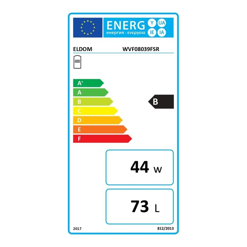 ELDOM WVF08039FSR 3KW GREEN LINE 