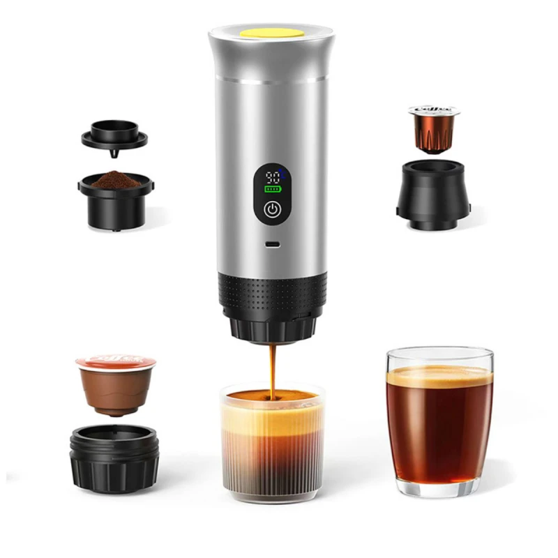 XMART PORTABLE COFFEE MAKER SILVER