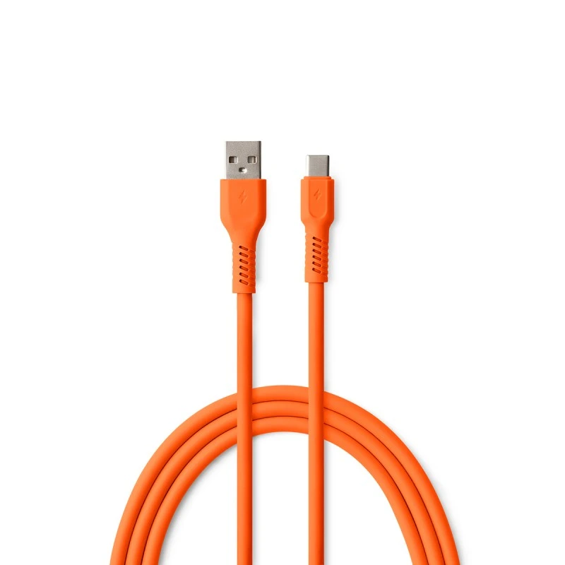 COLORUM КАБЕЛ USB-A - USB-C 1.8M 3A ОРАНЖЕВ ЦВЯТ