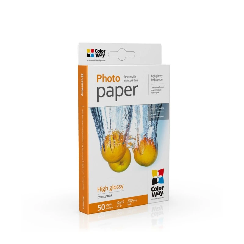 COLORWAY PHOTO PAPER HIGH GLOSSY 50PCS A4 (PG230050A4)