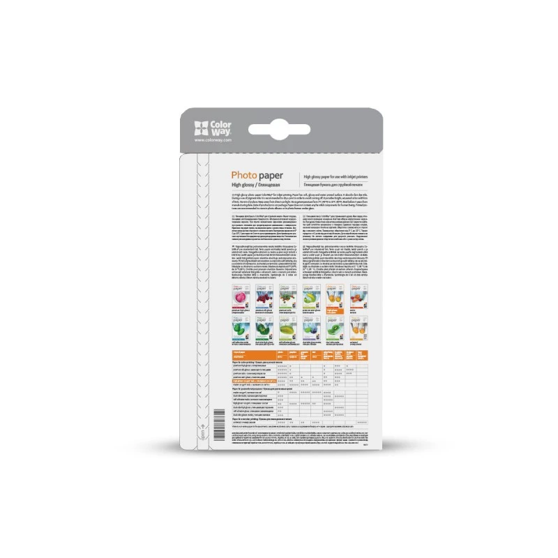 COLORWAY PHOTO PAPER HIGH GLOSSY 50PCS A4 (PG230050A4)