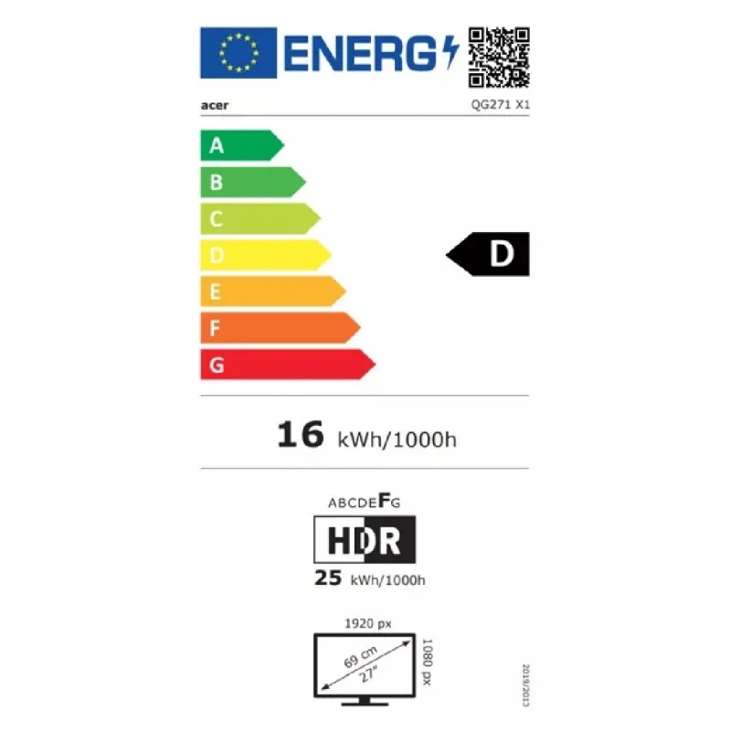ACER NITRO QG271X1BMIIPX UM.HQ0EE.10