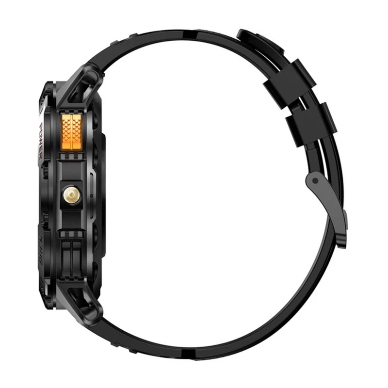 Xmart Smart Watch HK65 AMOLED(Black and Orange)