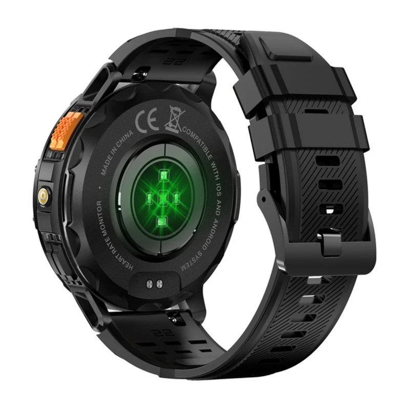 Xmart Smart Watch HK65 AMOLED(Black and Orange)