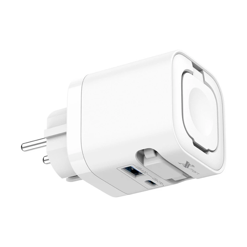 XMART WALL USB/TYPE-C CHARGER+RETR CABLE/APPLE WATCH 65W W