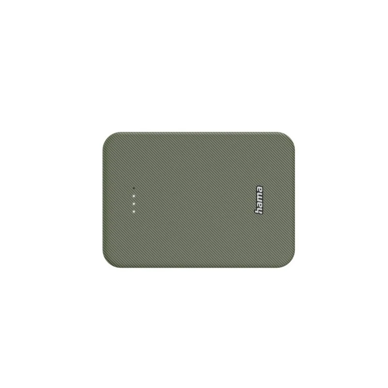 HAMA 201713  COLOUR 10 POWER BANK 10000MAH USB-C USB-A GREEN