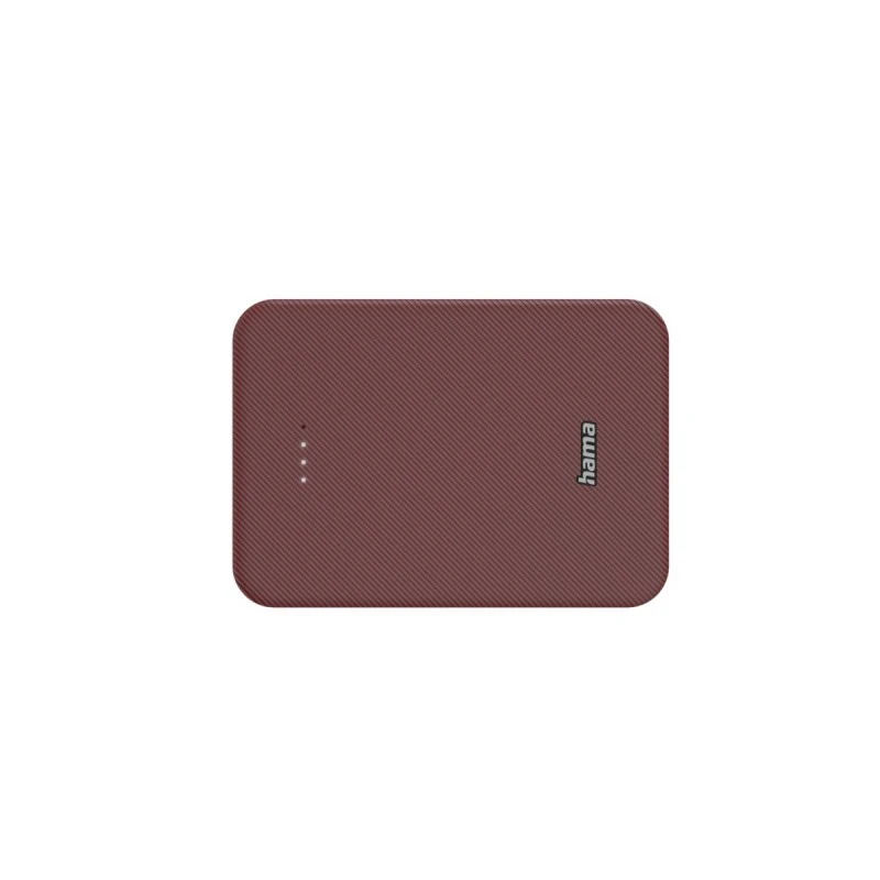 HAMA 201714  COLOUR 10 POWER BANK 10000MAH USB-C USB-A RED