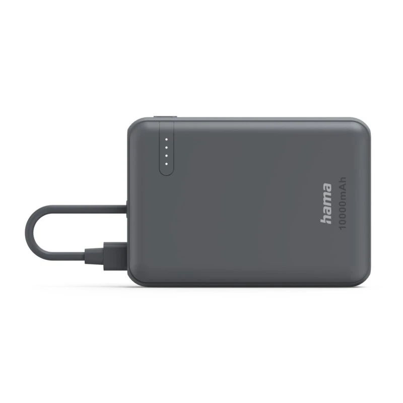 HAMA 201739  TRAVEL POWER BANK 10000MAH 2X USB-C DARK GREY