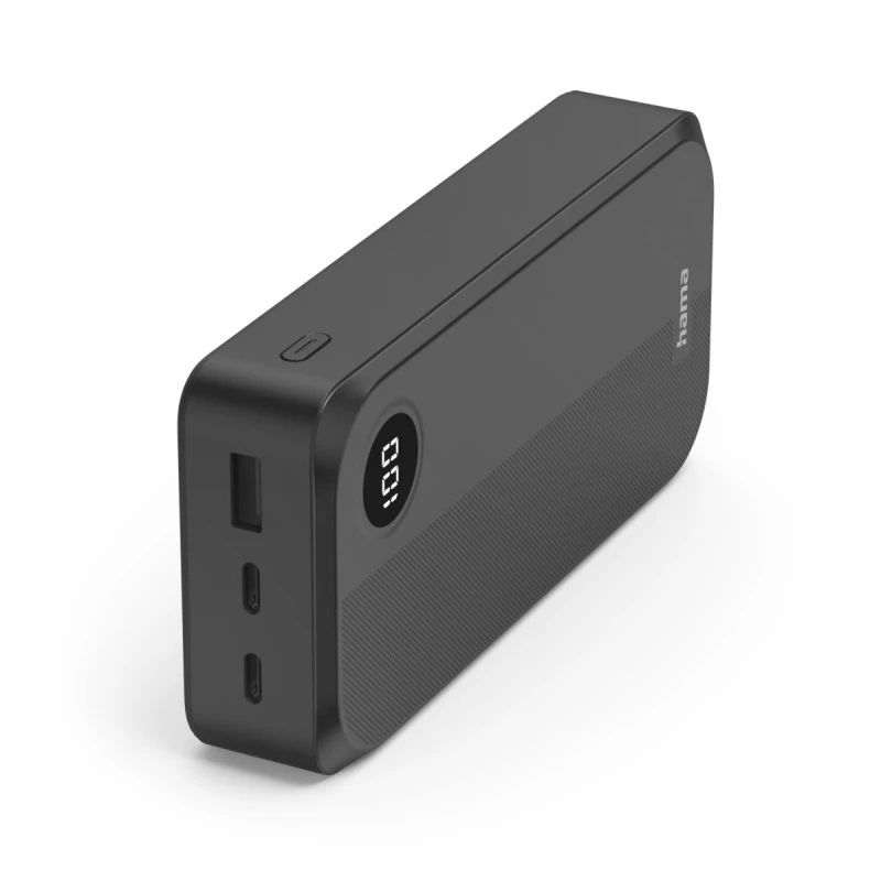 HAMA 201755  POWER BANK 20000MAH 2X USB-C 1X USB-A BLACK