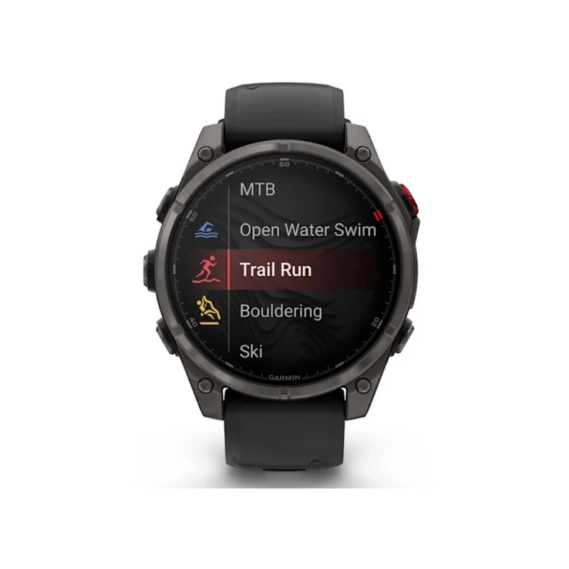 GARMIN FENIX 8 PRO 47MM CARBON GRAY DLC TITANIUM BLACK STRAP