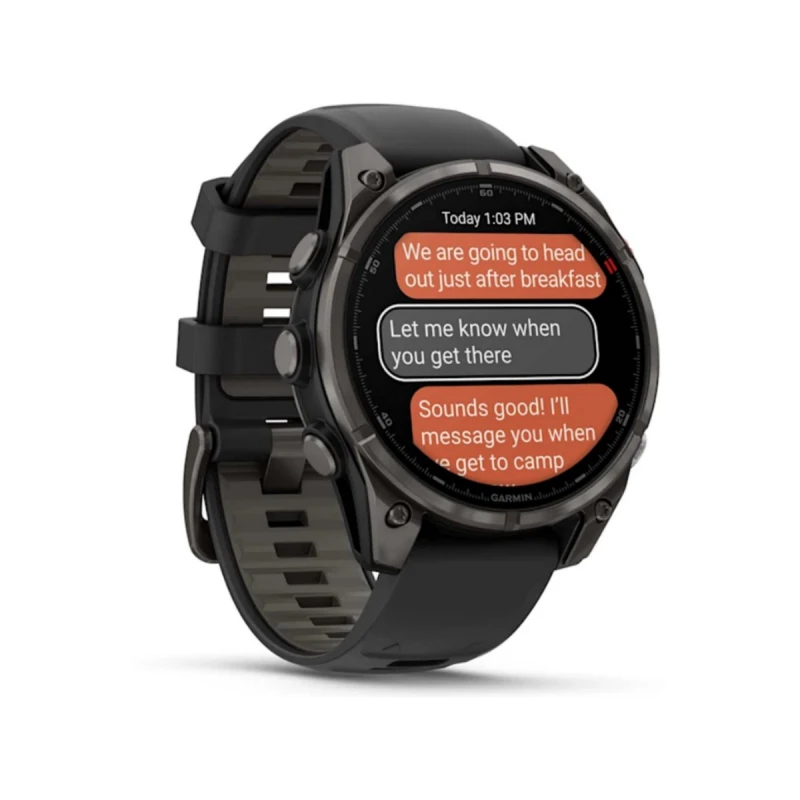 GARMIN FENIX 8 PRO 47MM CARBON GRAY DLC TITANIUM BLACK STRAP