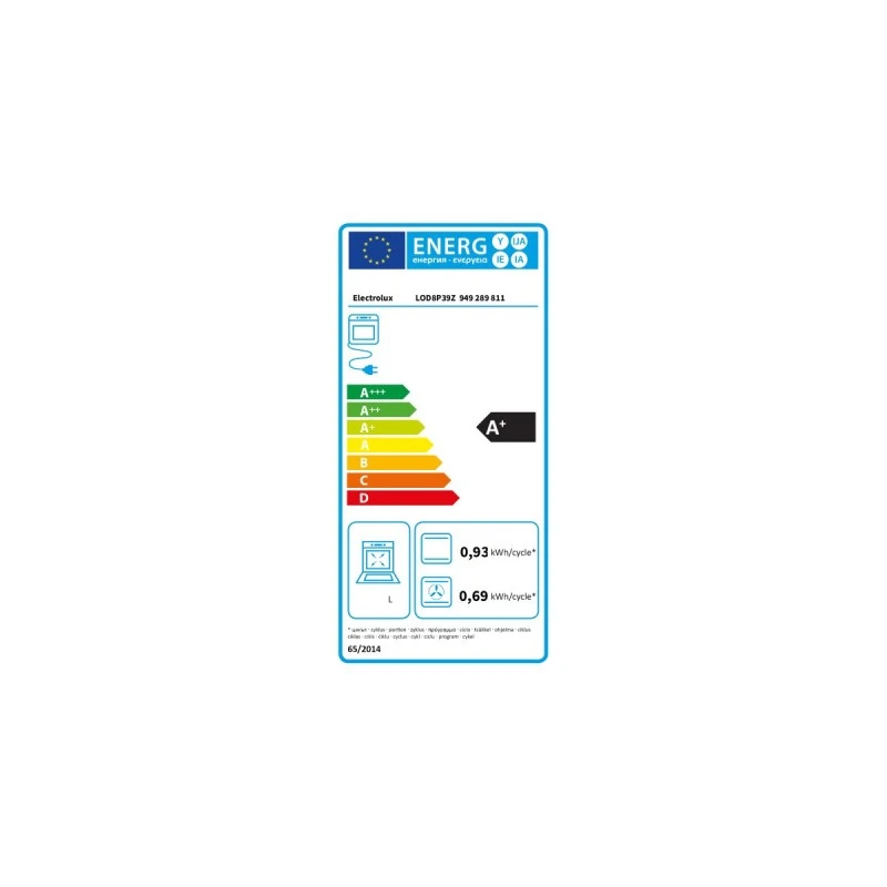 ELECTROLUX LOD8P39Z