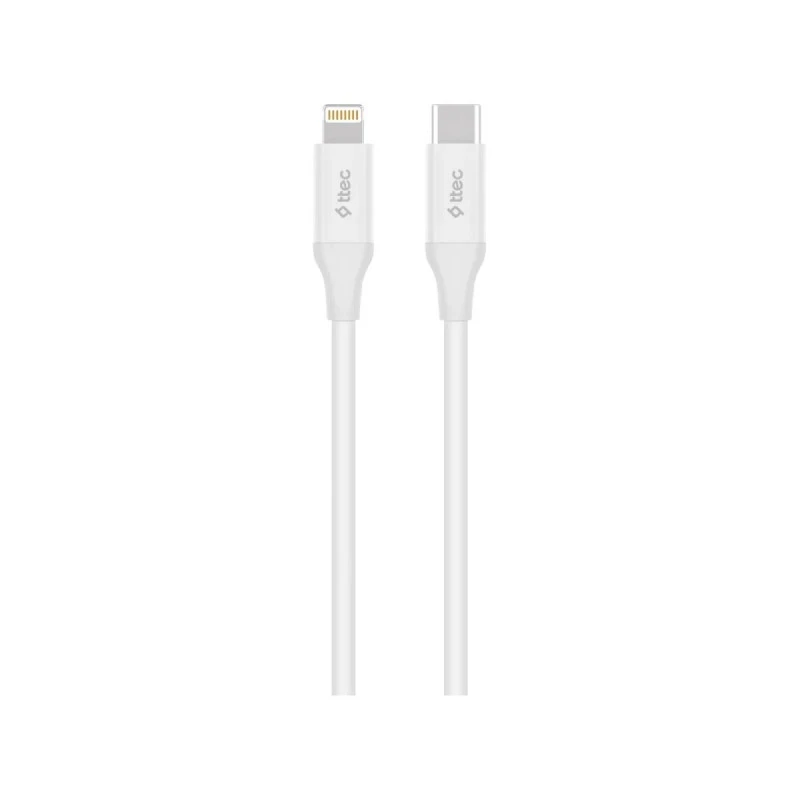 TTEC TYPE-C - LIGHTNING FAST CHARGING CABLE 150CM  WHITE