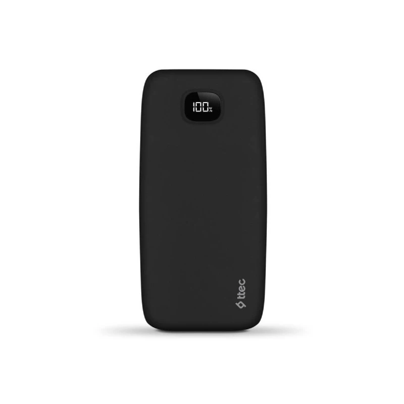 TTEC ВЪНШНА БАТЕРИЯ CHARGEUP PRO LCD 20.000MAH PD 20W ЧЕРНА