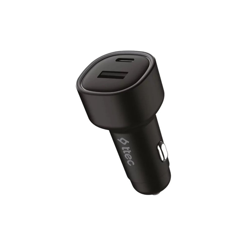 TTEC ЗАРЯДНО 12V  SMARTCHARGER DUO PD 83W CARUSB-C+USB-A Ч