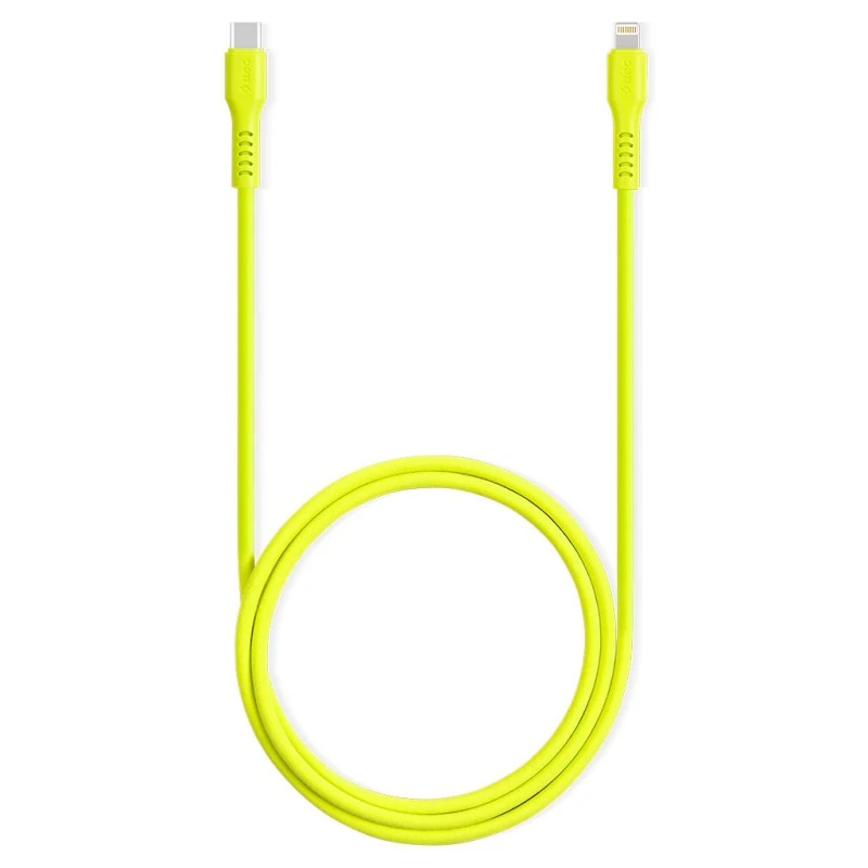 TTEC КАБЕЛ USB-C/LIGHTNING CHARGE/DATA CABLE 1.2M NEON Y